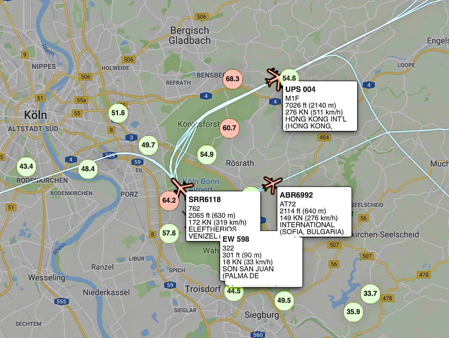 Köln/Bonn: Nachtflüge belasten Anwohner immer mehr – FWG Bergisch Gladbach